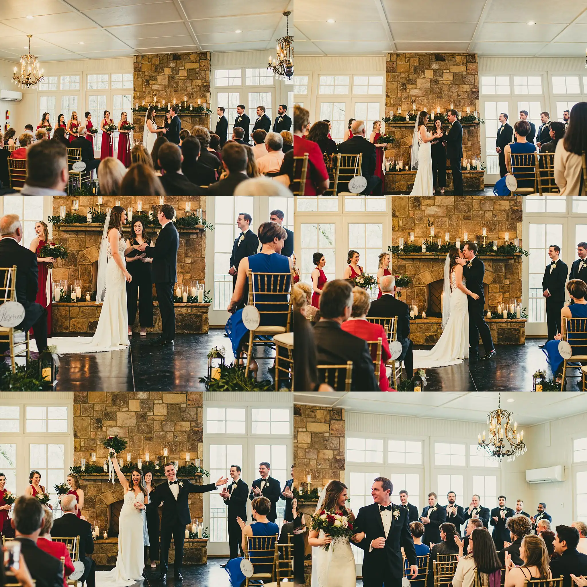 2019-04-22_0031.jpg Wedding Ceremony: the vows, the kiss and the recessional, in a set, at their wedding at Little River Farms in Milton, GA