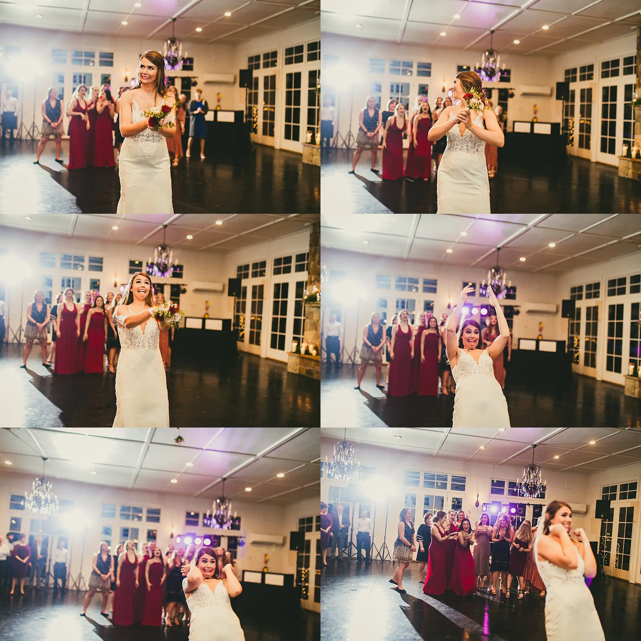 2019-04-22_0049.jpg Bouquet Toss: the bouquet toss, in a set of six, at their wedding at Little River Farms in Milton, GA