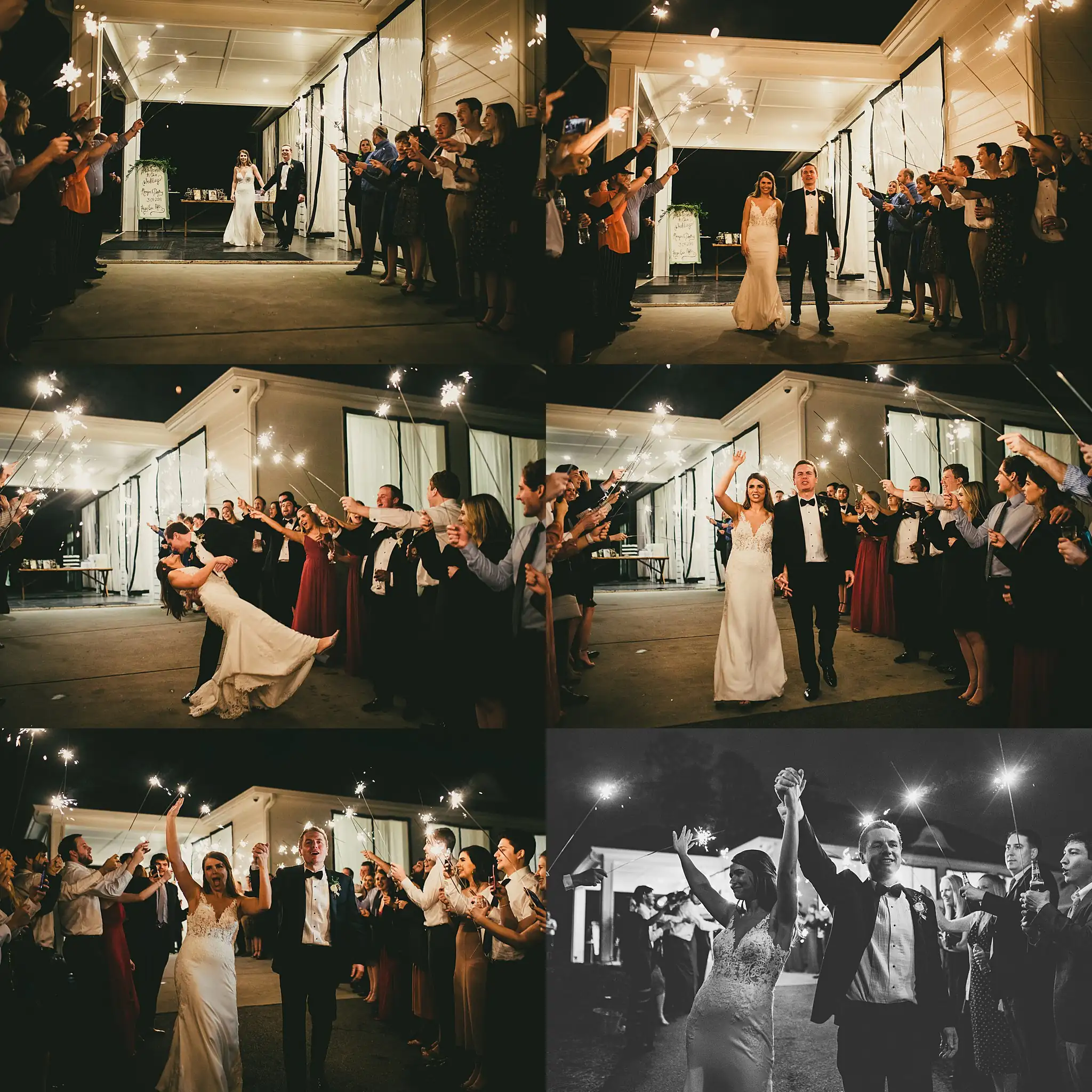 2019-04-22_0053.jpg Sparkler Exit: the sparkler send-off, in a set of five, at their wedding at Little River Farms in Milton, GA