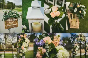 Wedding florals and details planned by Chancey Charm Weddings