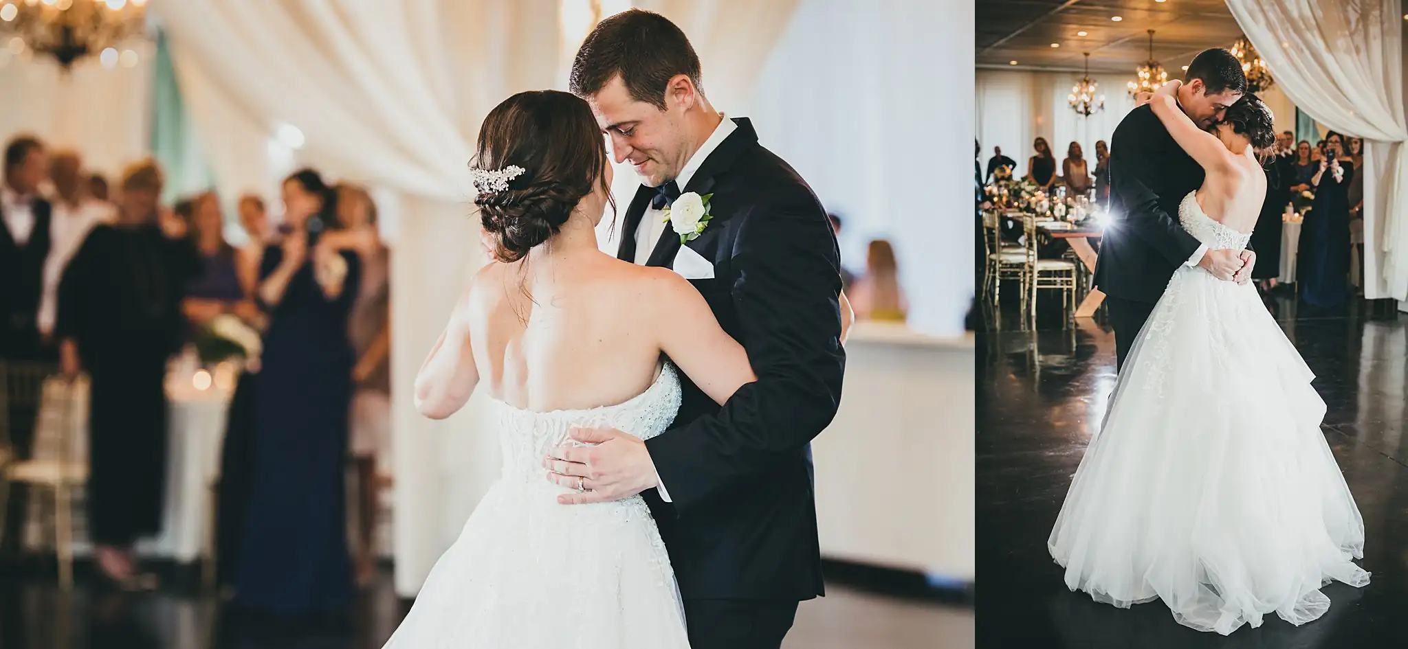 First Dance: the couple's first dance, at their wedding at Little River Farms in Milton, GA