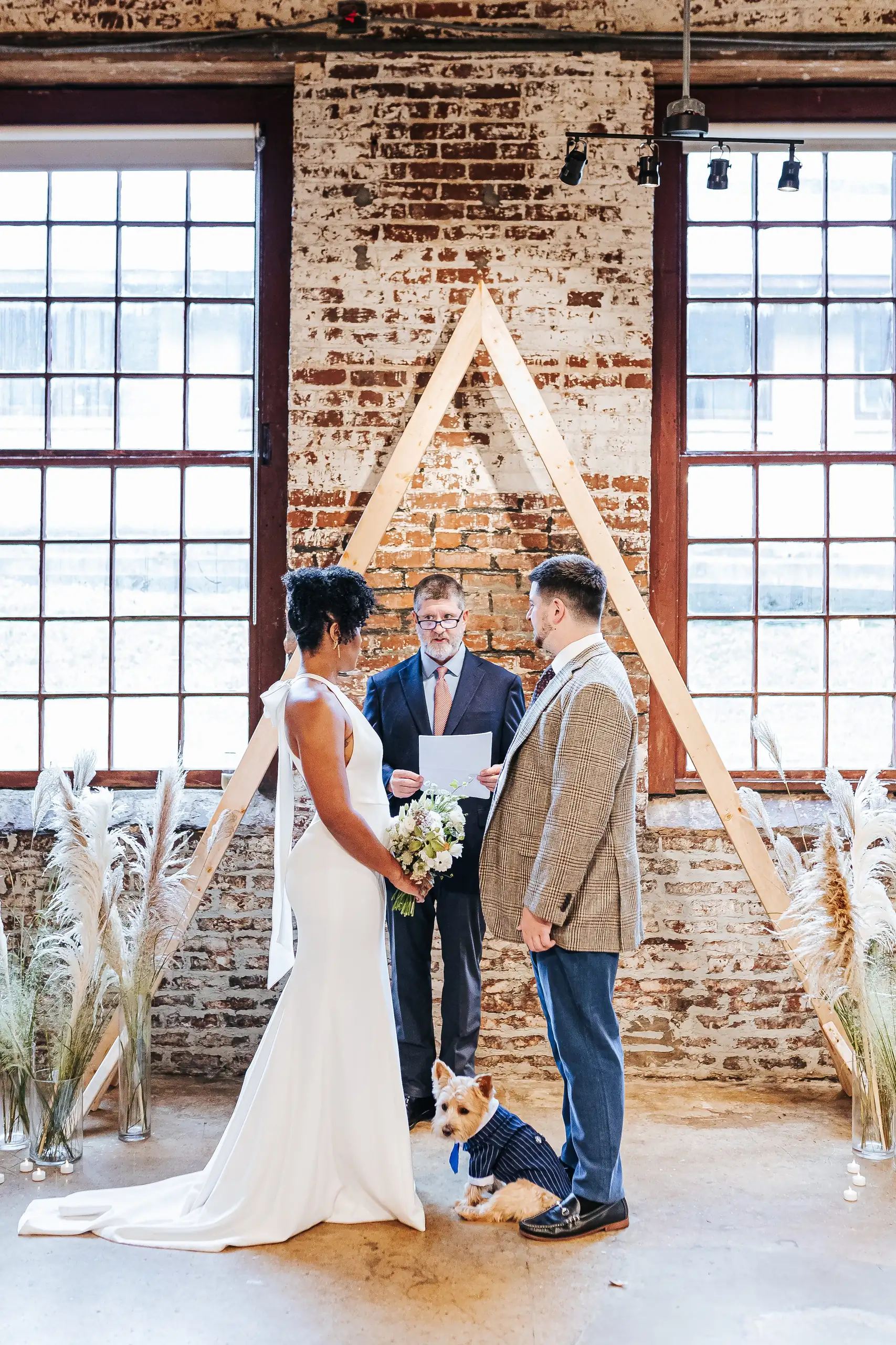 Ceremony Shavon John Goat Farm Wedding Atlanta Love and Story Photography