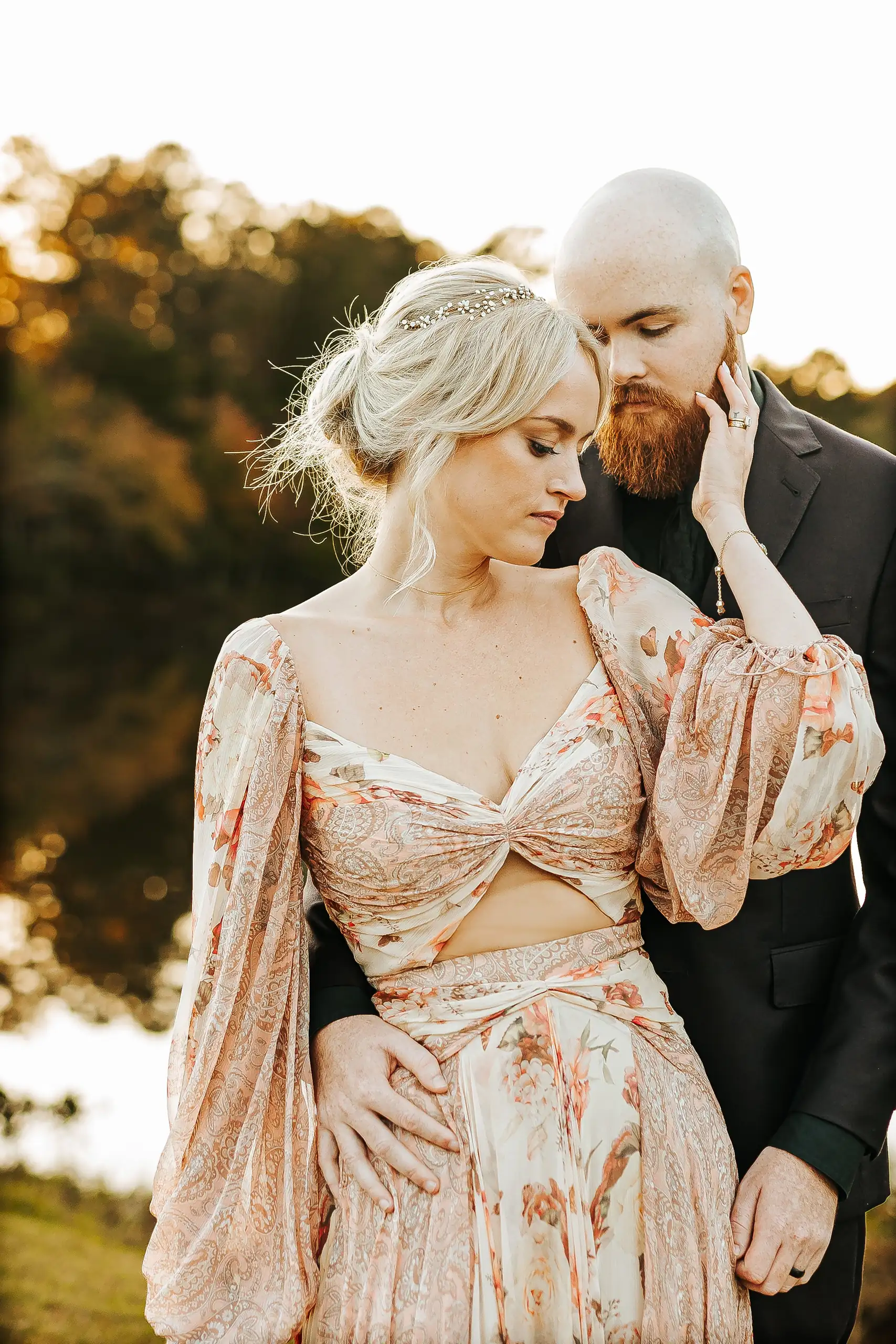 Formals Halie Ned Backyard Wedding Fayetteville Atlanta Love and Story Photography