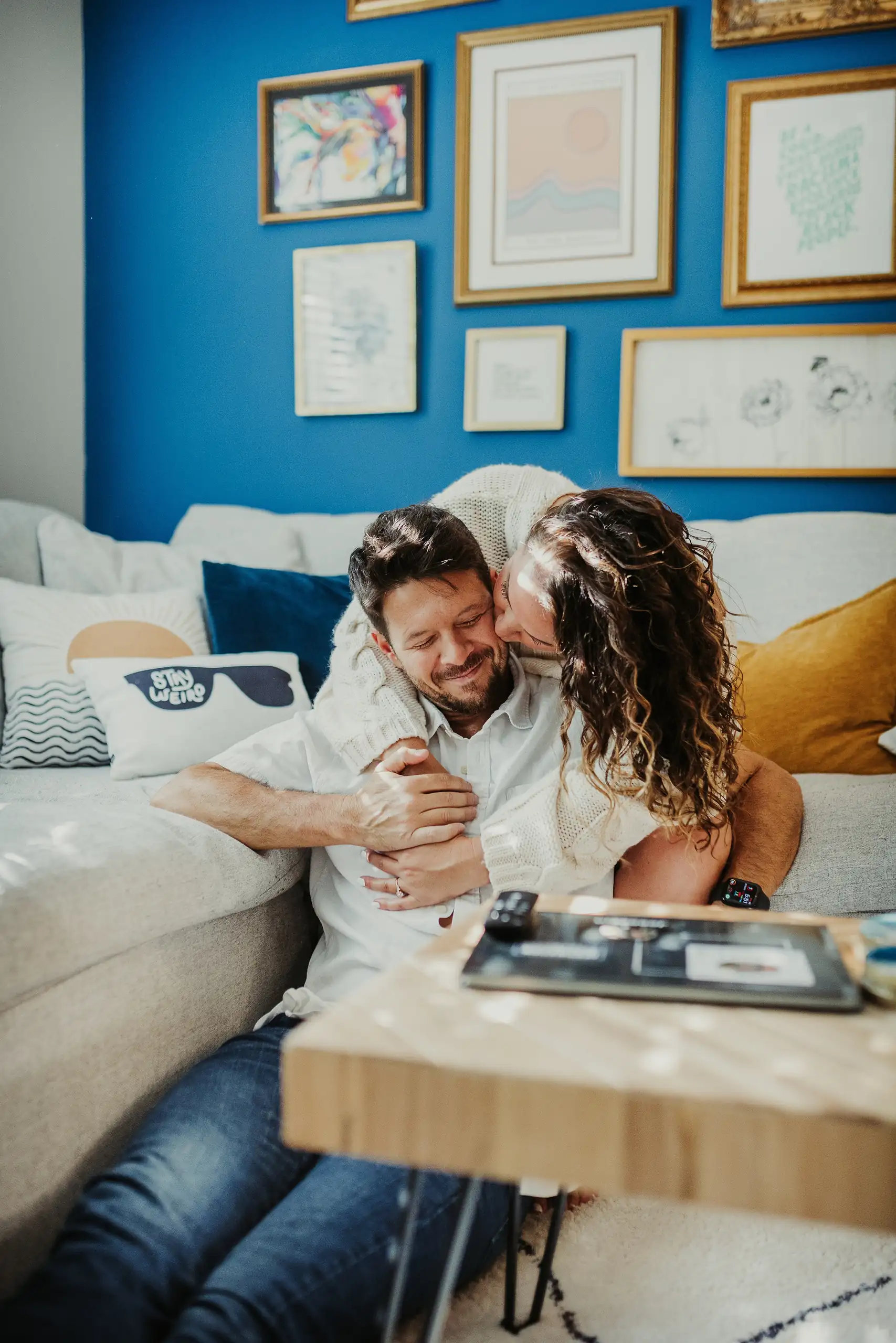 At Home Engagement Session
