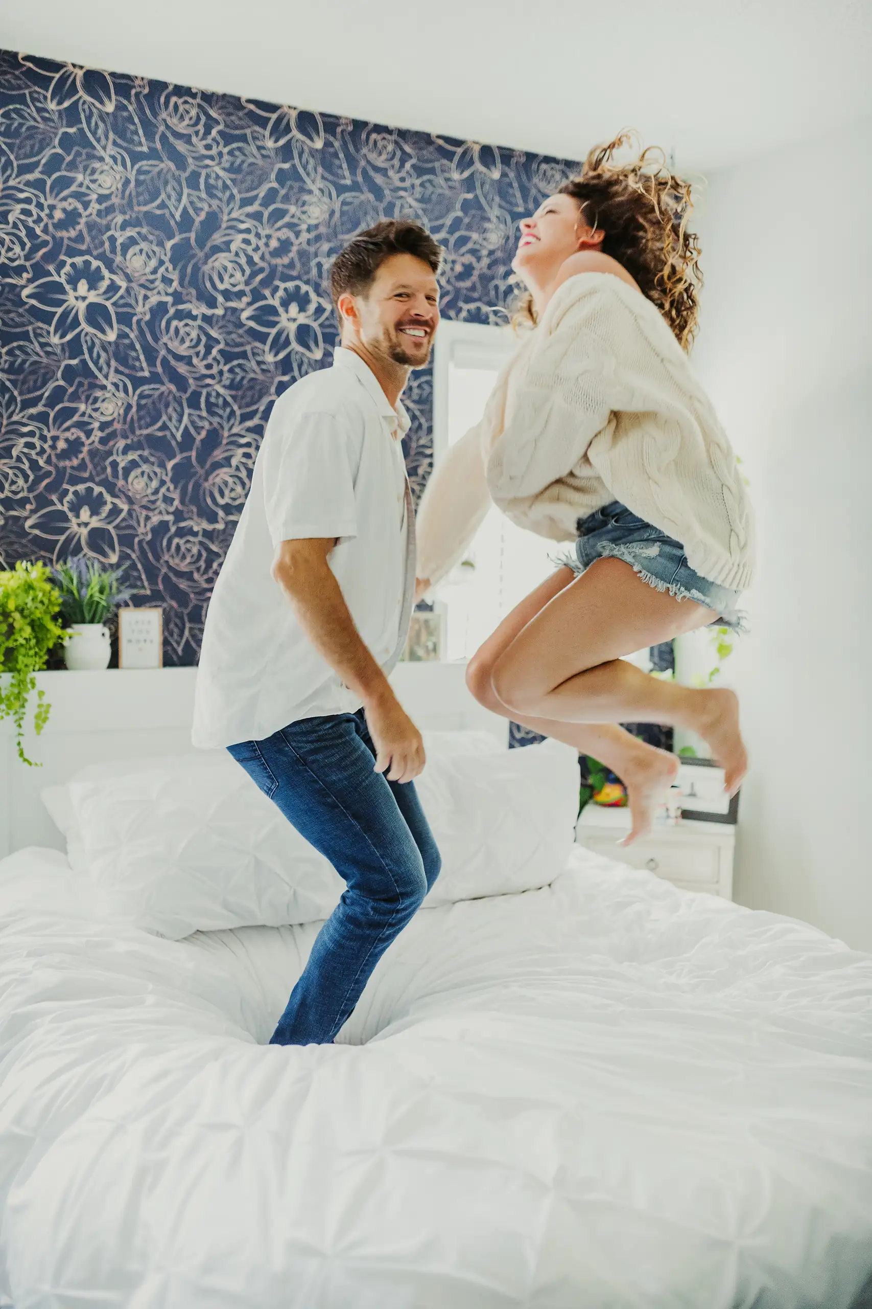Engagement Rachell Jim Home Session Love and Story