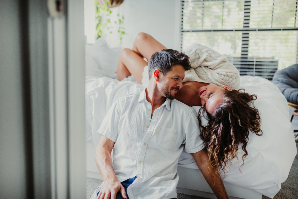 At Home Engagement Session Atlanta Wedding Photography