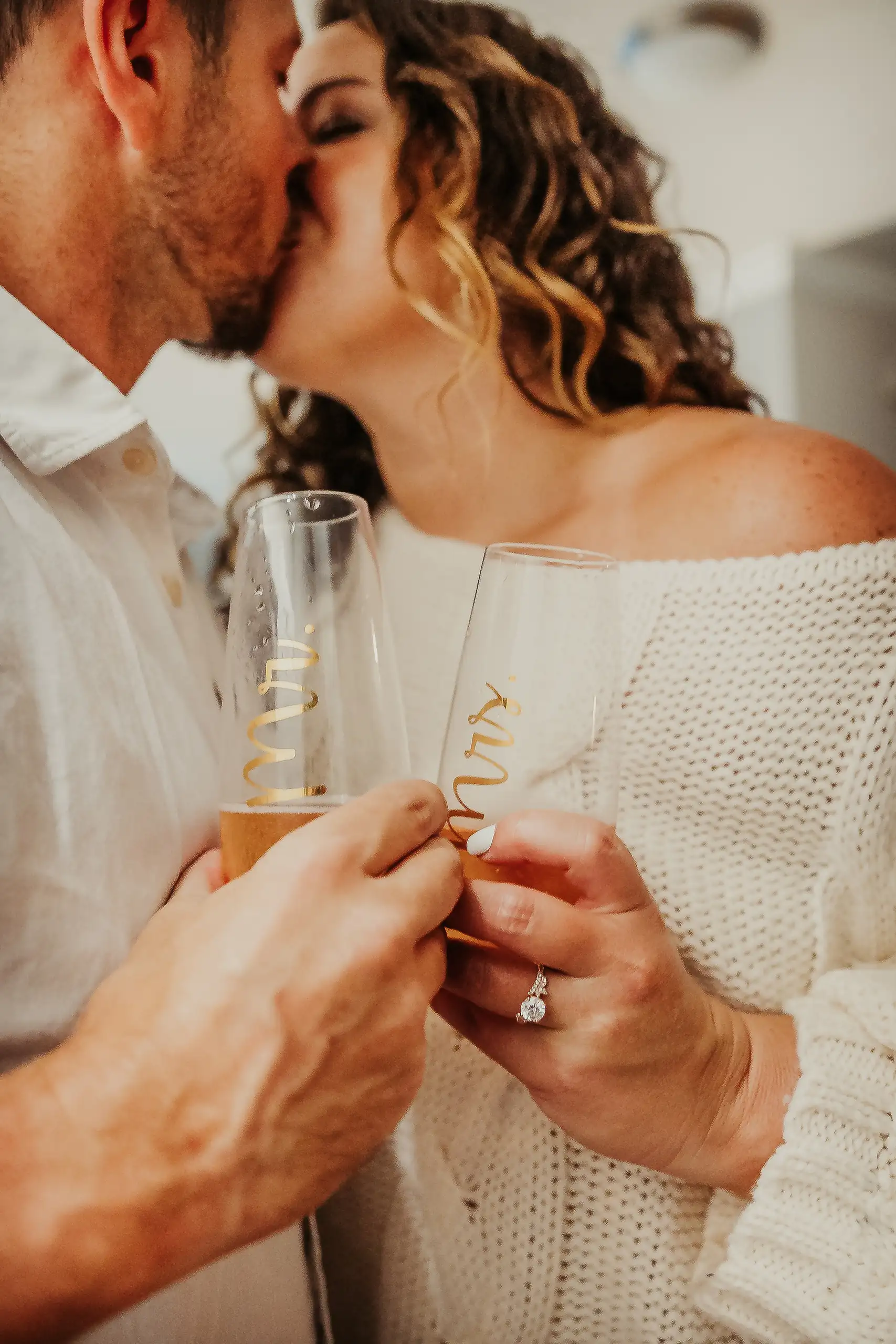 Engagement Rachell Jim Home Session Love and Story
