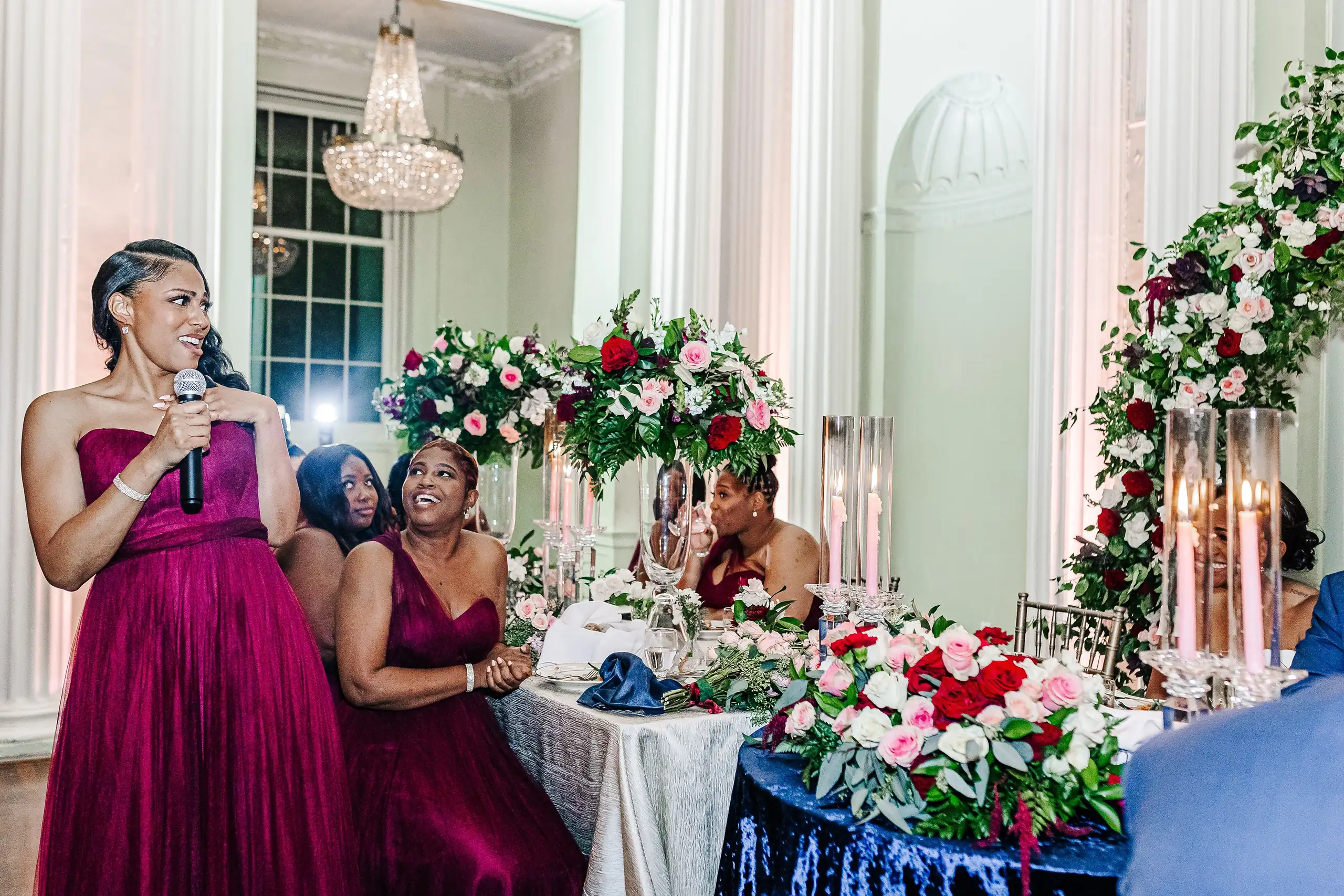 Reception Biltmore Ballrooms Wedding Janice James Love and Story Photography
