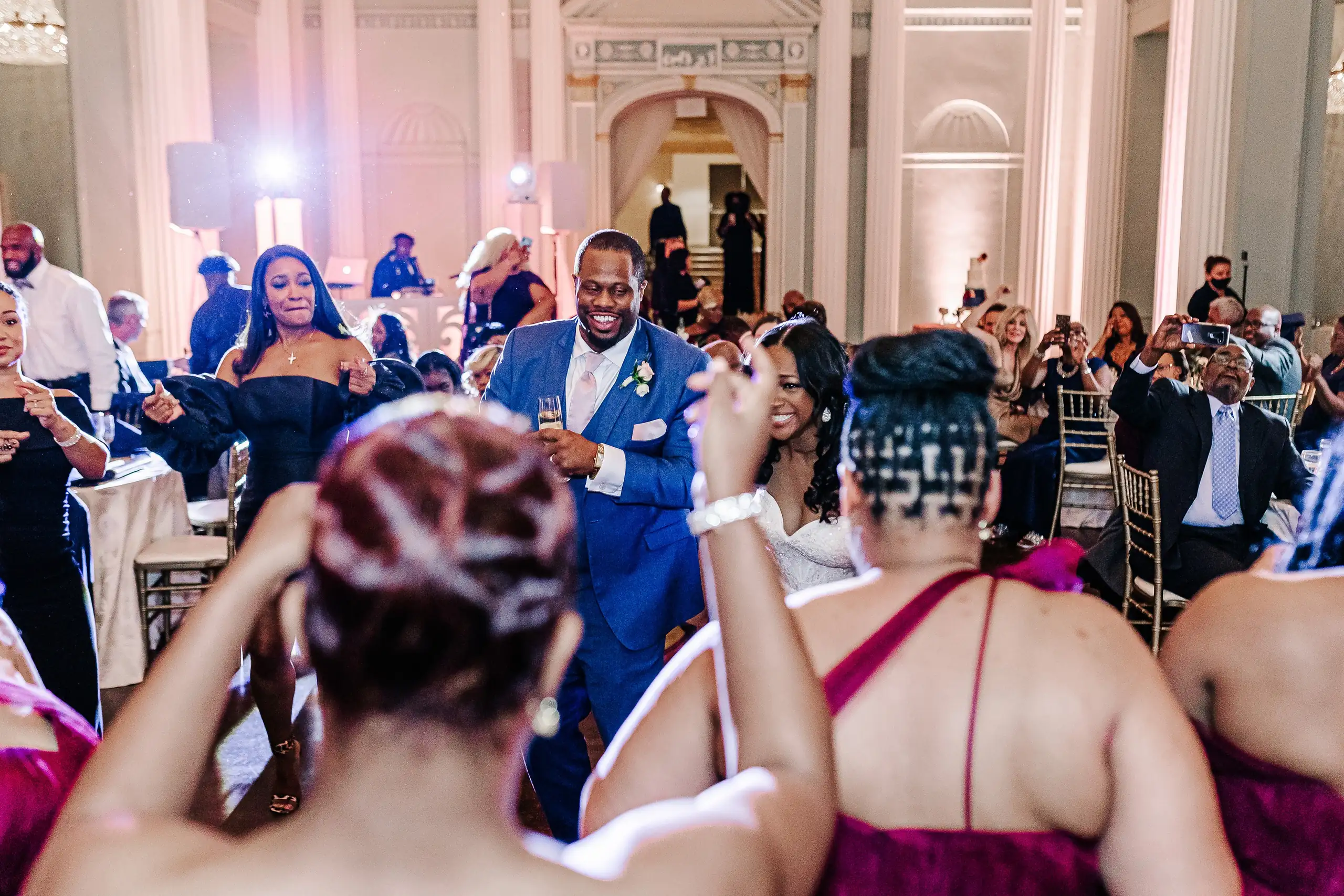 Reception Biltmore Ballrooms Wedding Janice James Love and Story Photography