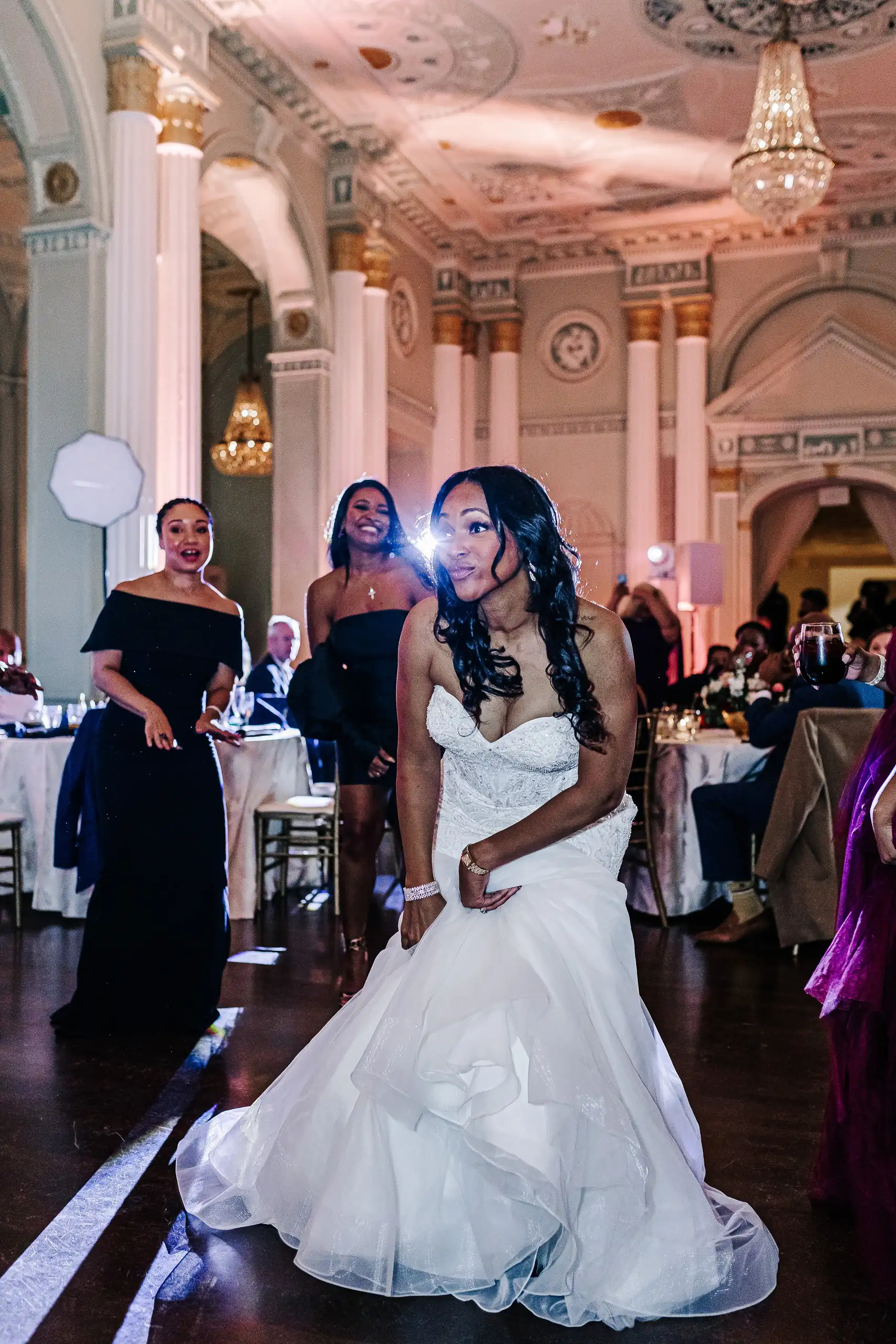 Reception Biltmore Ballrooms Wedding Janice James Love and Story Photography