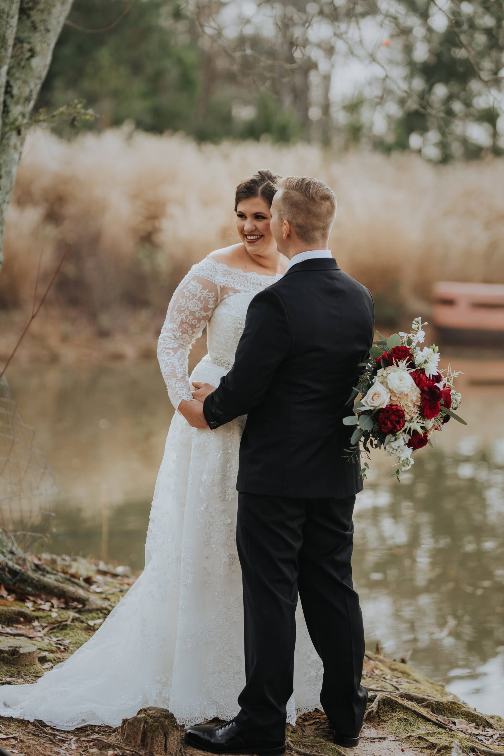 Alpharetta Bride and Groom Portrait Atlanta Wedding Photography Moody