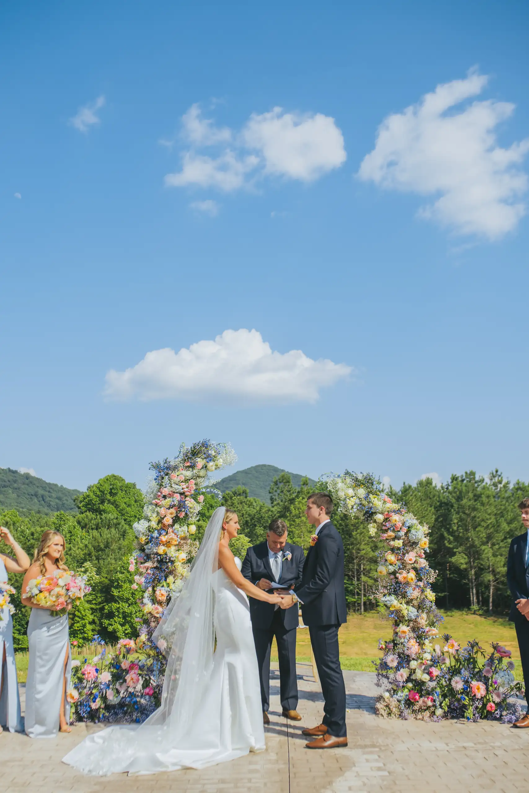 Ceremony Averi Jonathan Wedding Sharp Mountain Love and Story
