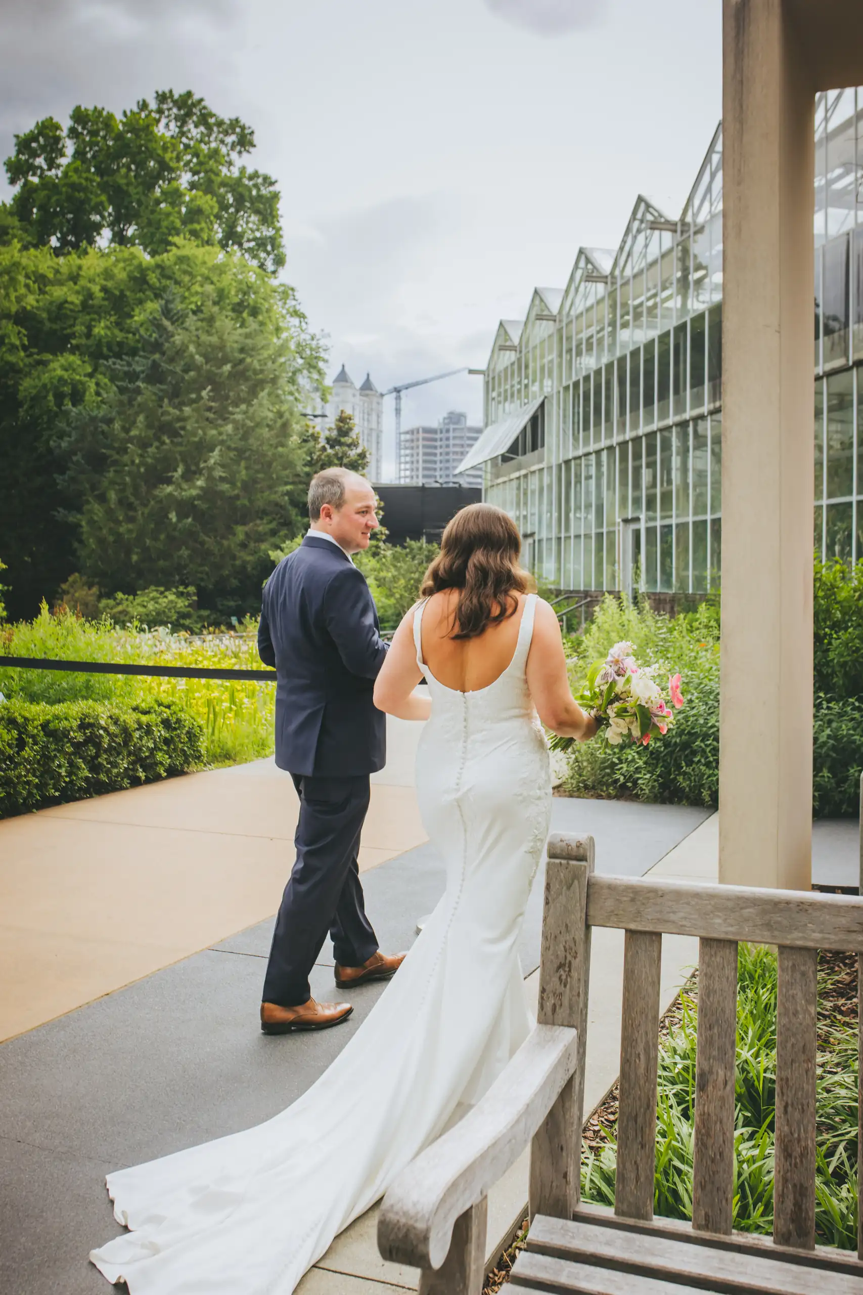 Ceremony Wedding Katherine Jonathan Atlanta Botanical Gardens Love and Story