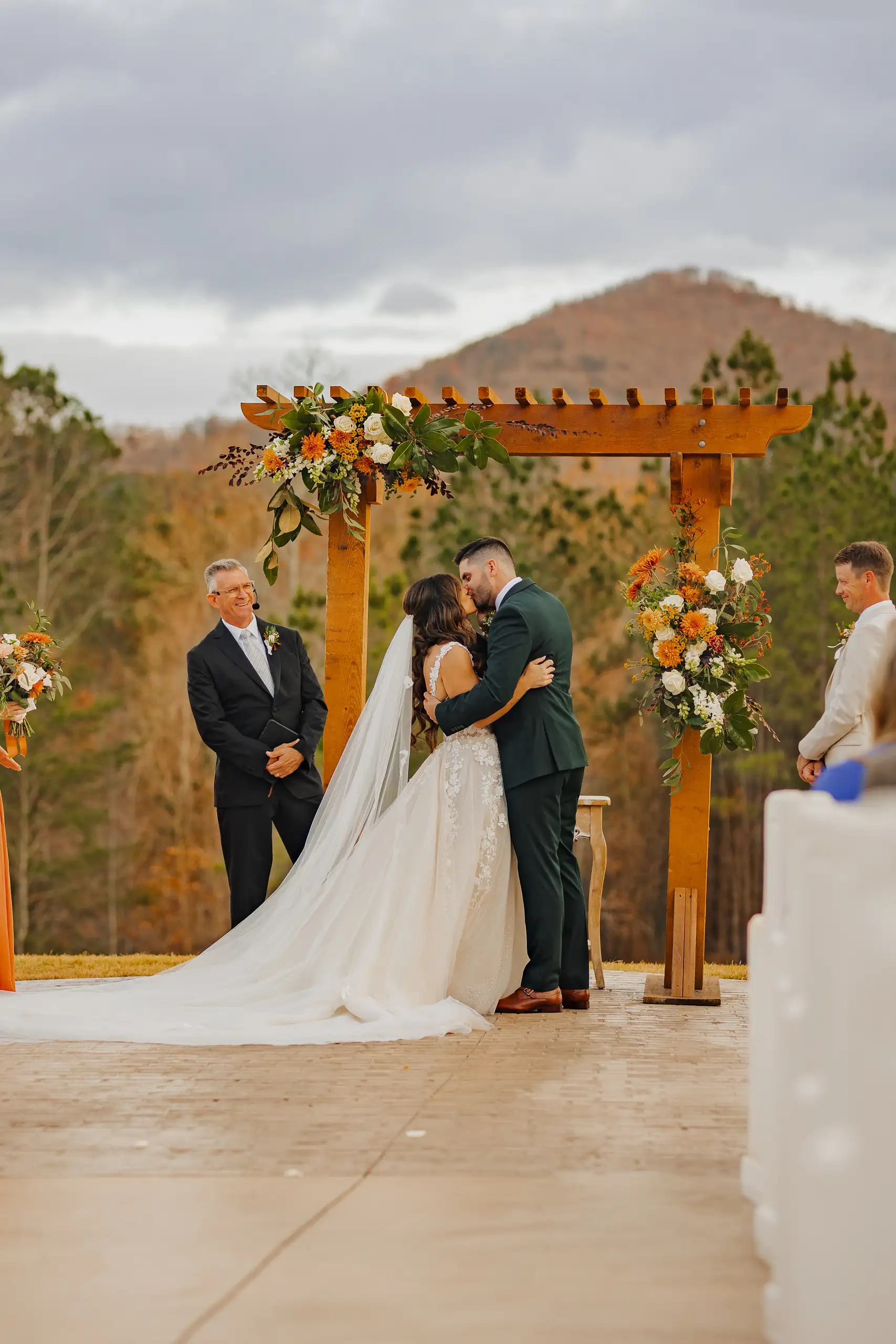 Ceremony Gabriela Connor Wedding Sharp Mountain Love and Story