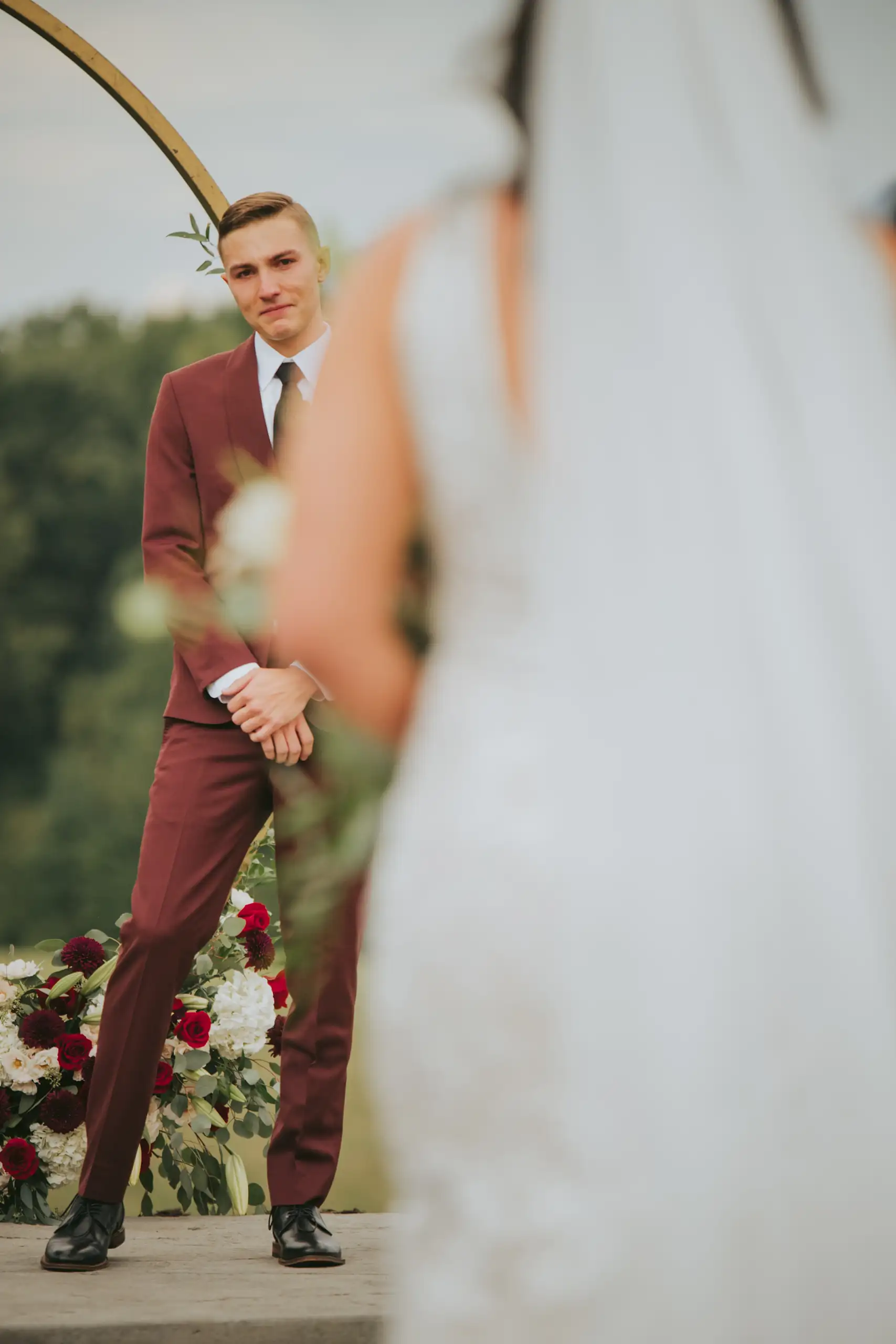 Ceremony Wedding Madison Nicholas Meadows Mossy Creek Love and Story