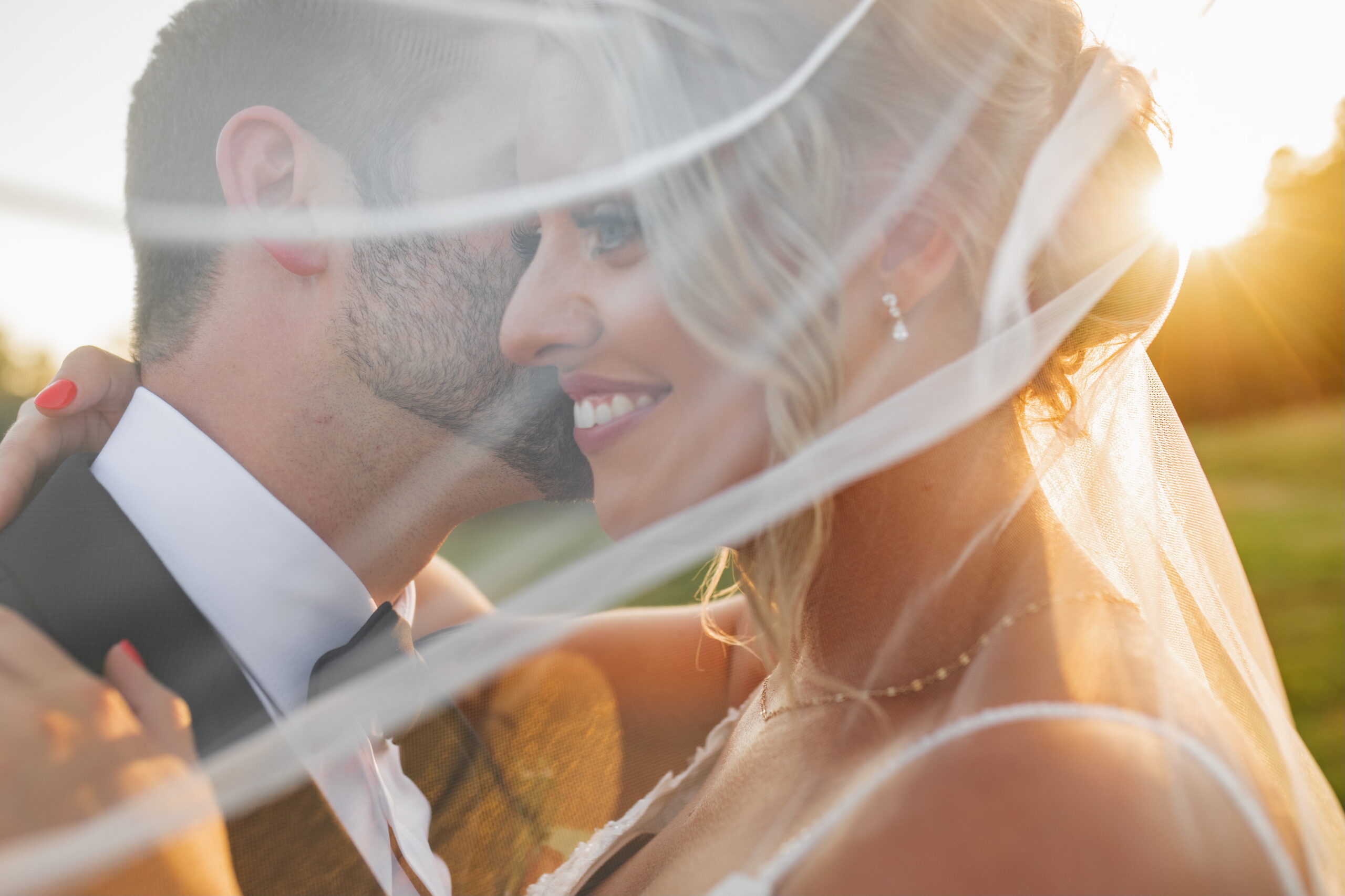 Atlanta Wedding Photographer Sunset Wedding Portraits
