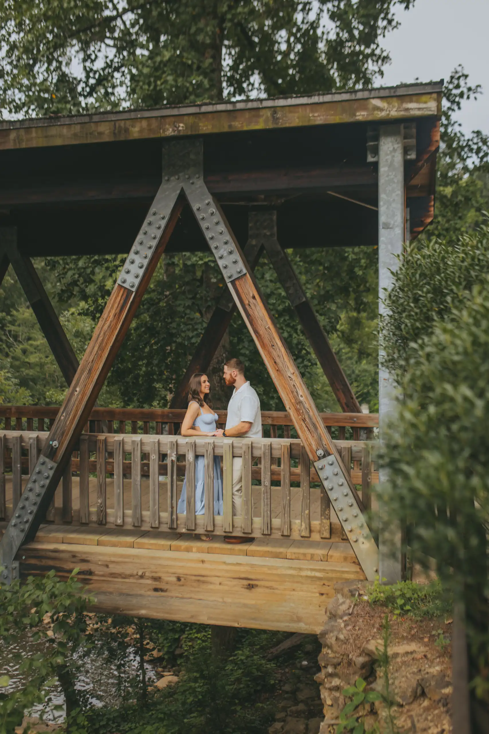 Engagement Session Madison Shayne Roswell Vickery Creek Love and Story