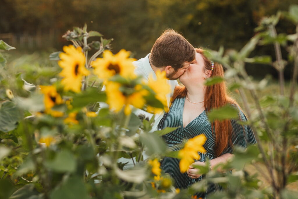 Engagement Session Big Hart Sunflower Farm
