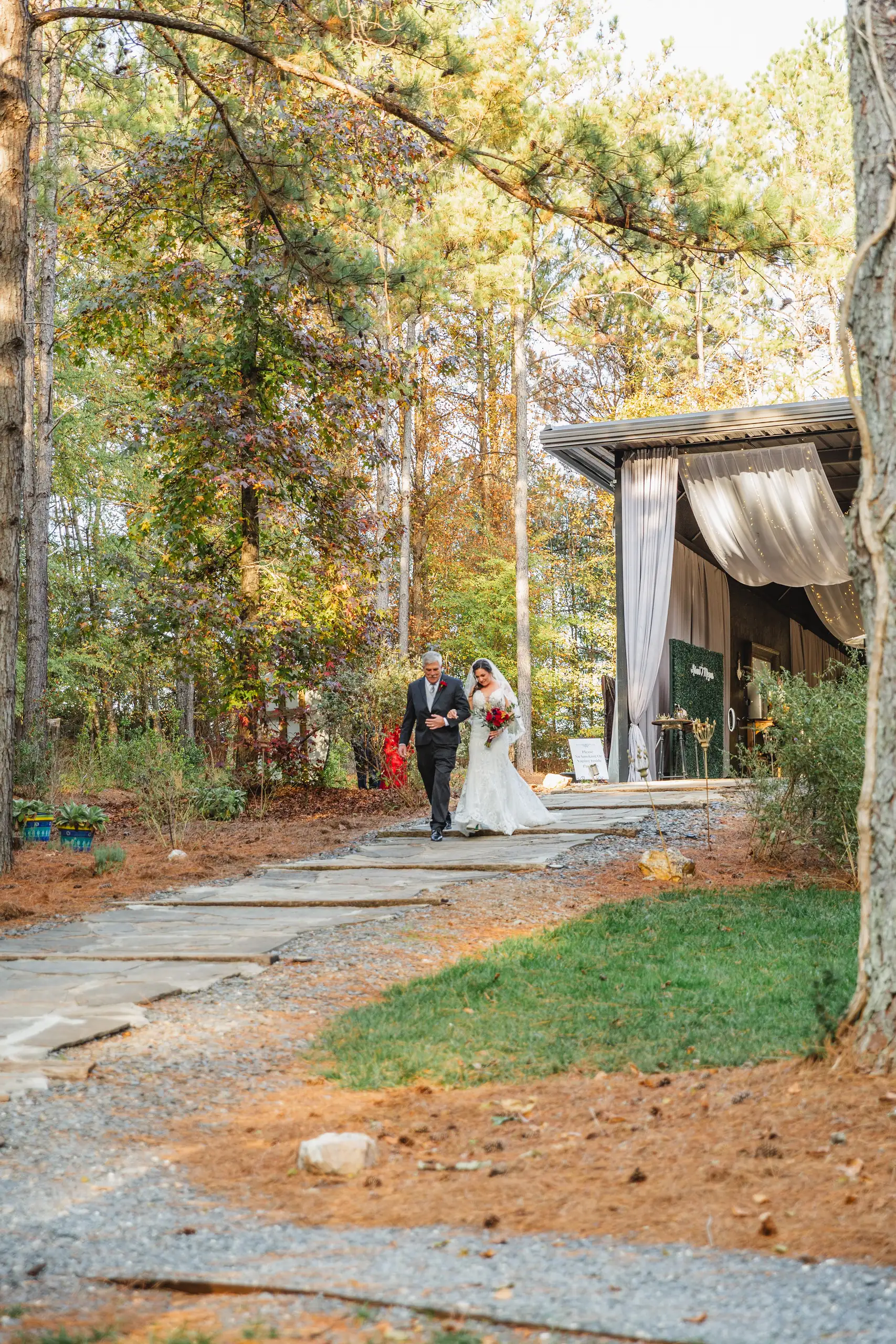 Ceremony Wedding Megan Adam Butterfly Pavillion Love and Story