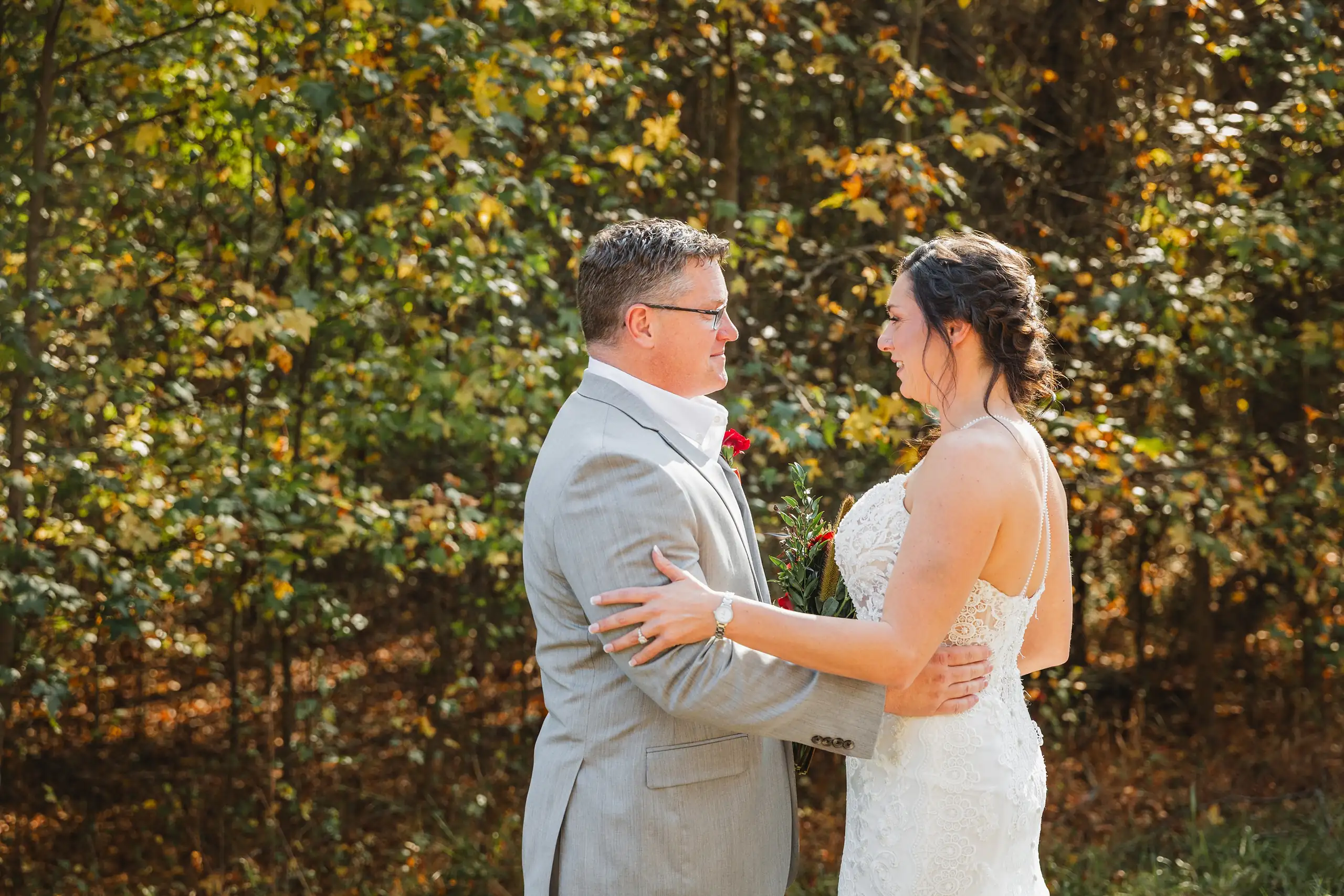 Getting Ready Wedding Megan Adam Butterfly Pavillion Love and Story