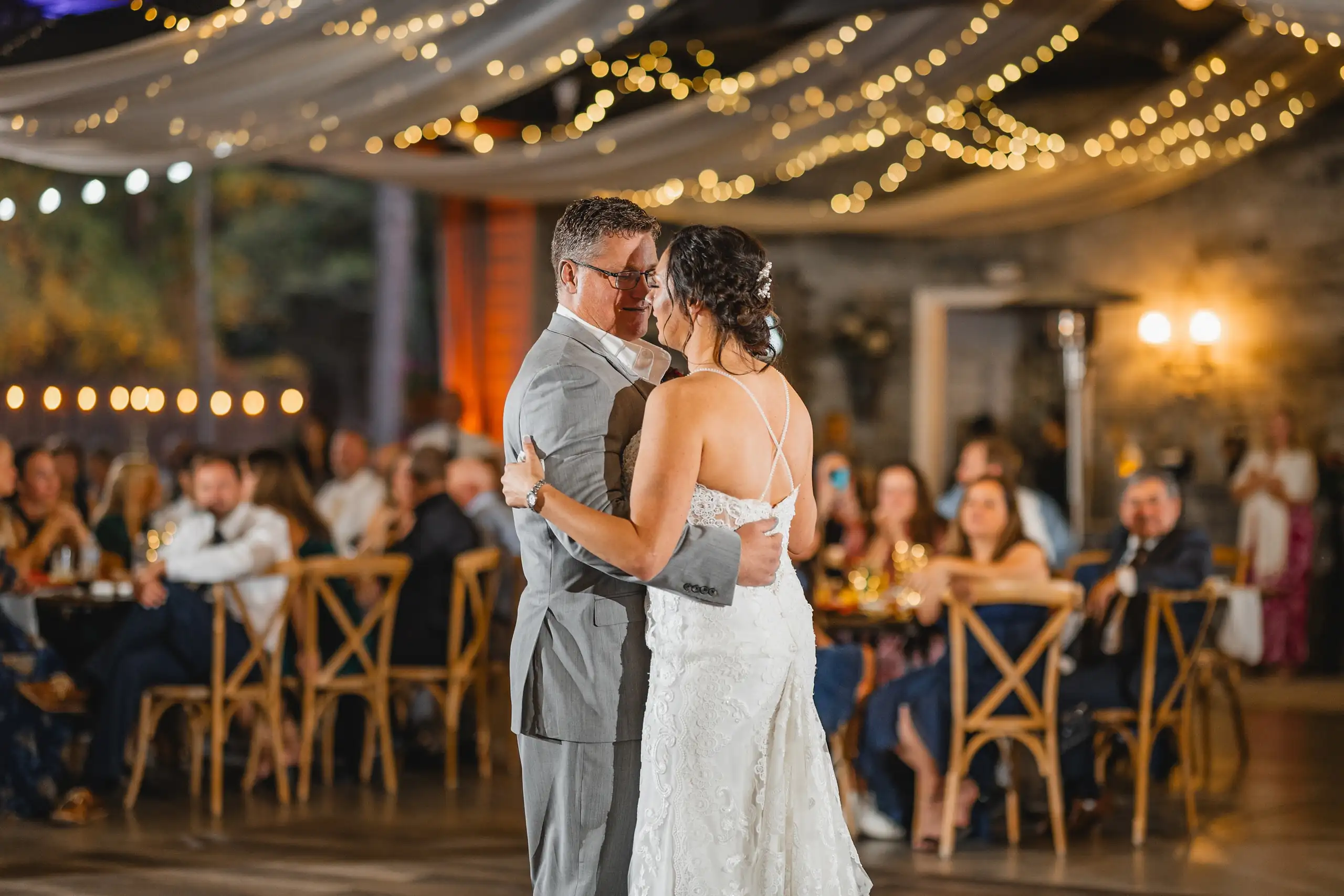 Reception Wedding Megan Adam Butterfly Pavillion Love and Story