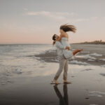 Beach Sunset Engagement Session