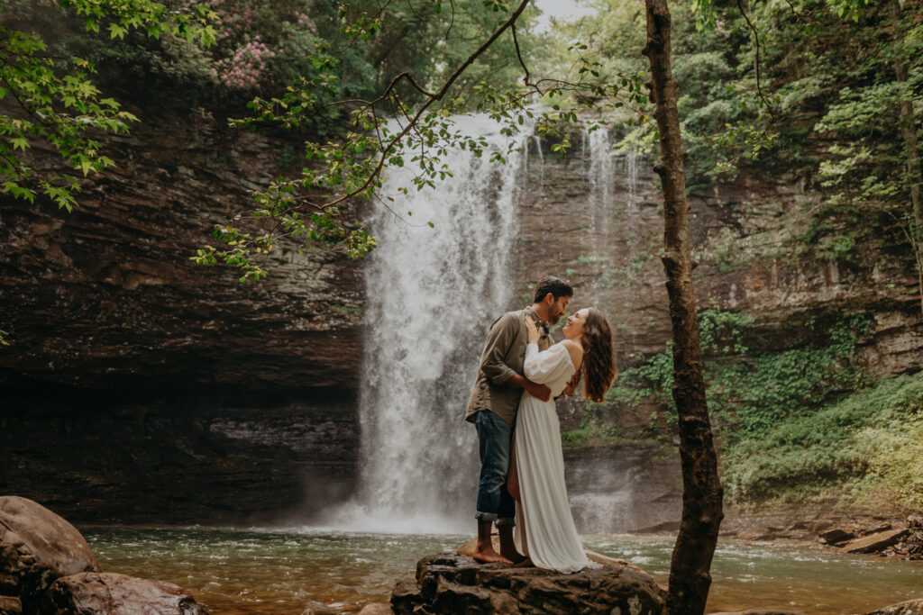 Cherokee Falls Engagement Session