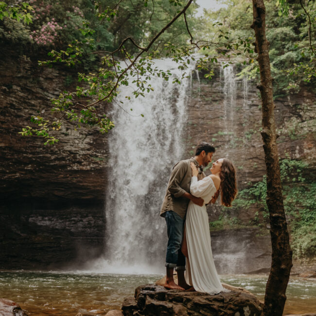 Cherokee Falls Engagement Session