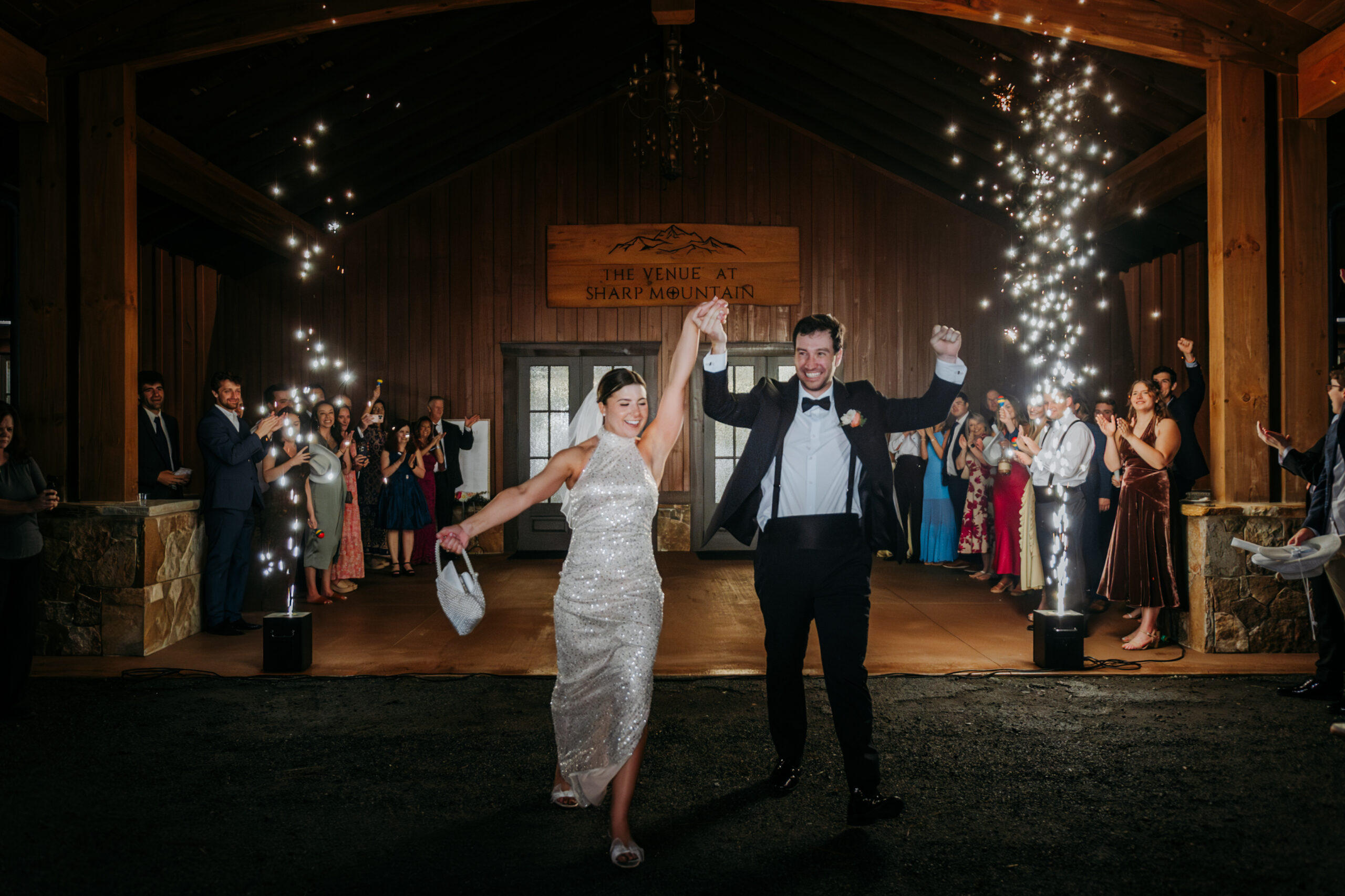 Cold Sparks Wedding Exit