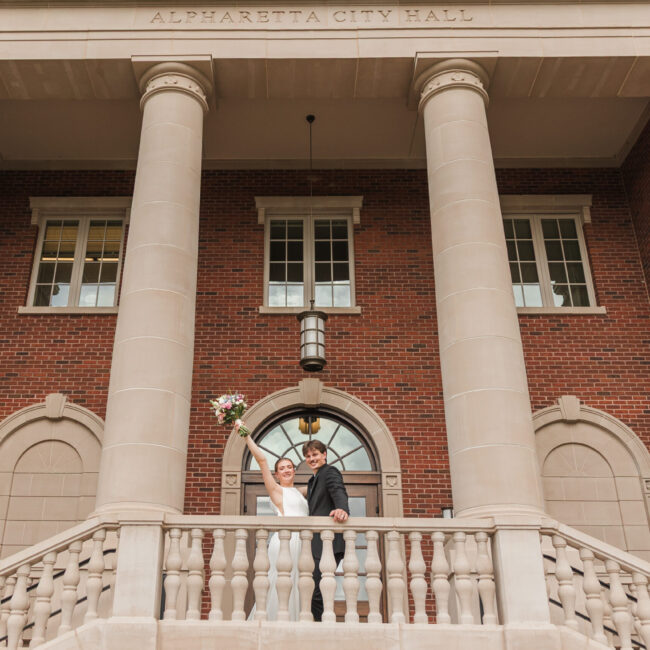 Micro Wedding in Alpharetta Atlanta Wedding Photographer Elopement Style Micro Ceremony